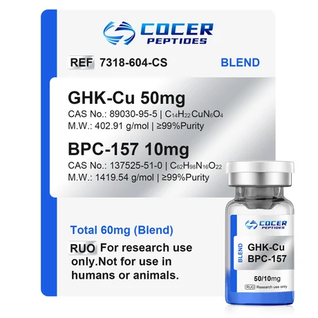 GHK CU, BPC157 Blend 50mg+10mg