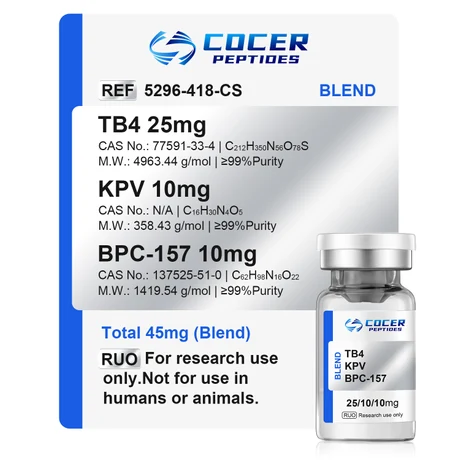 Tri-Heal Max(TB-500,KPV,BPC157) 25mg+10mg+10mg (Blend)