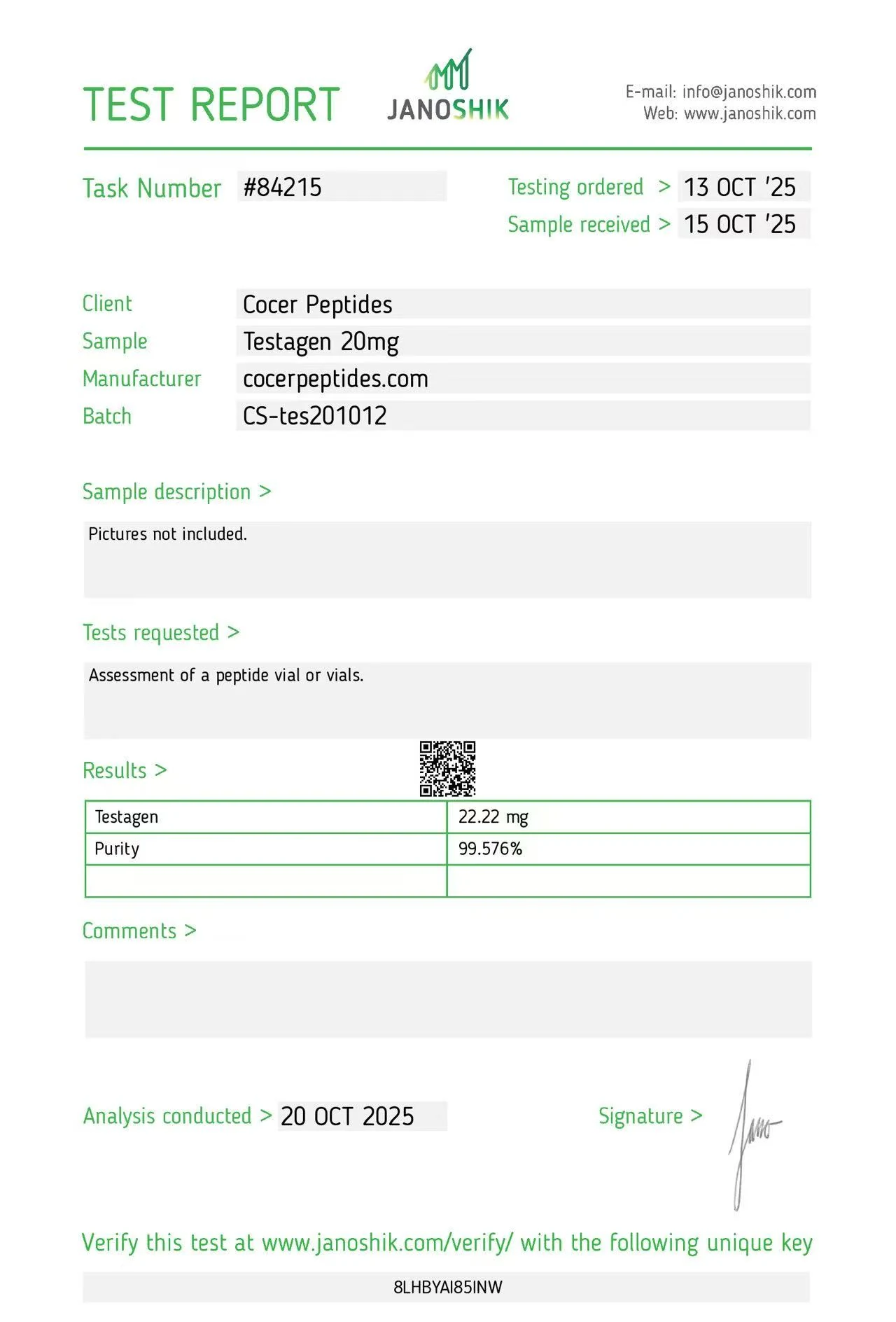 Testagen 20mg